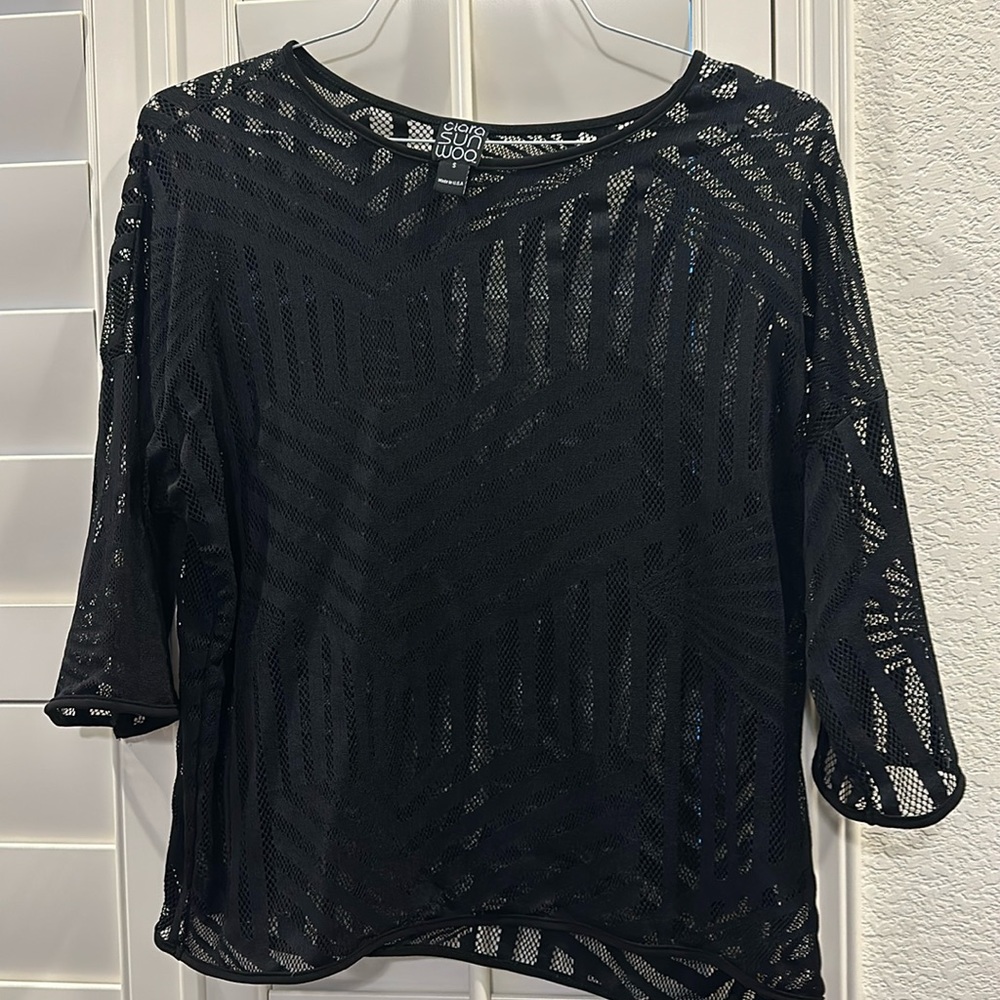 CLARA SUN WOO- see-through top